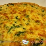 Quiche de espinacas y bacon