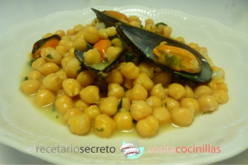 garbanzos con mejillones