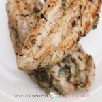 Solomillo de pavo a la pimienta verde