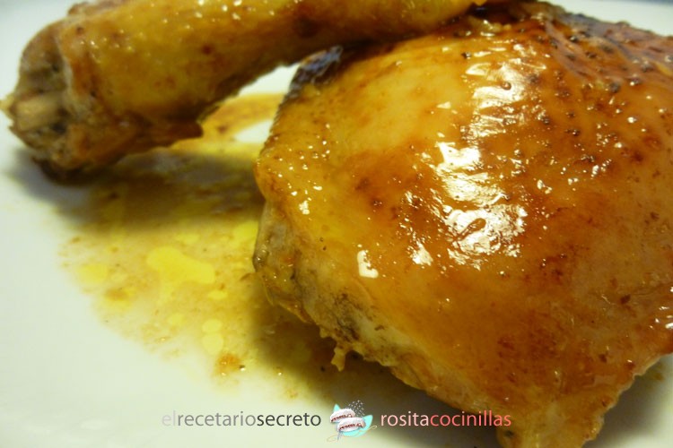 pollo agridulce al horno